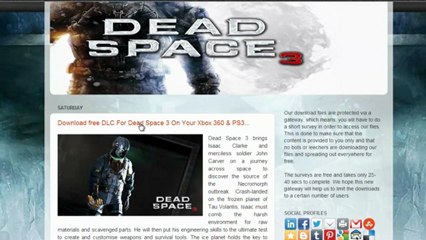 How to Install Dead Space 3 Game Free on Xbox 360 And PS3