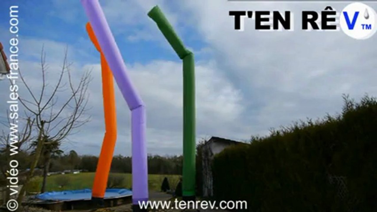 sky dancer manche à air publicité 8 mètres avec soufflerie