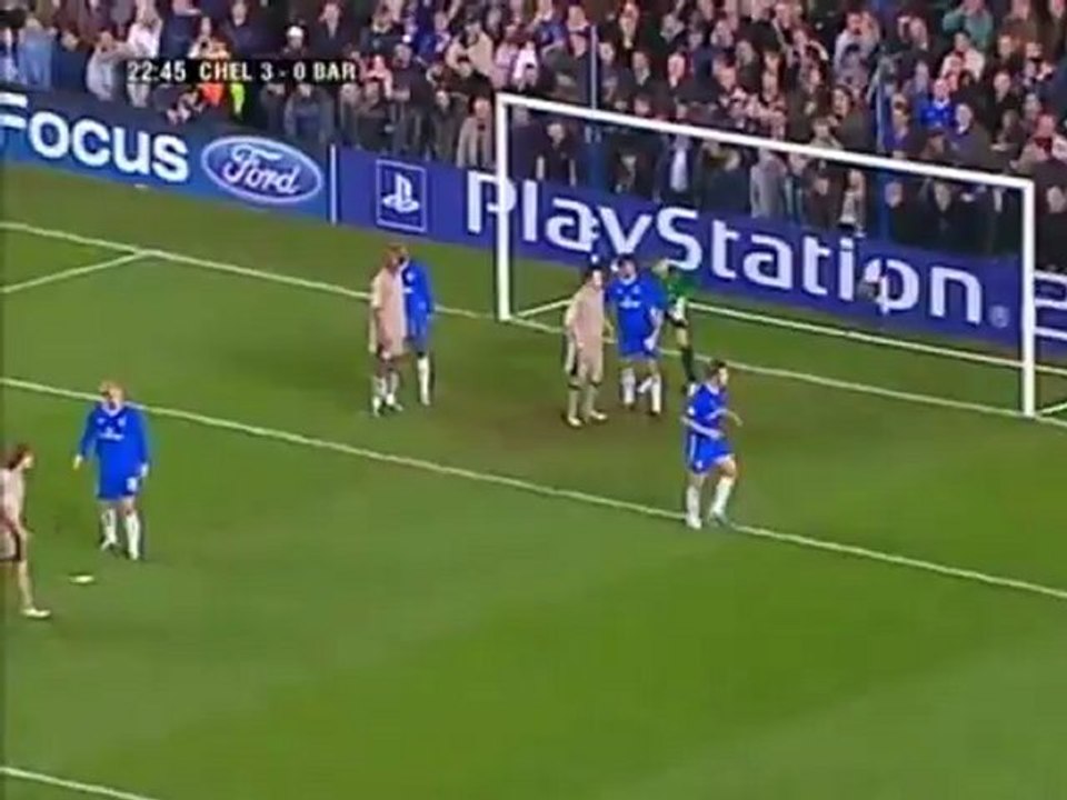 Chelsea F.C - FC Barcelona 08.03.2005 Champions League 2004_2005 1 Half(35,720p_HQ)