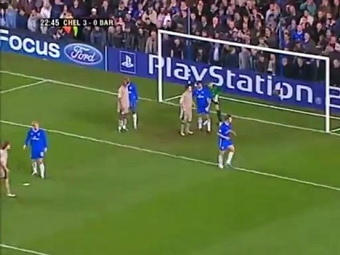 Chelsea F.C - FC Barcelona 08.03.2005 Champions League 2004_2005 1 Half(35,720p_HQ)