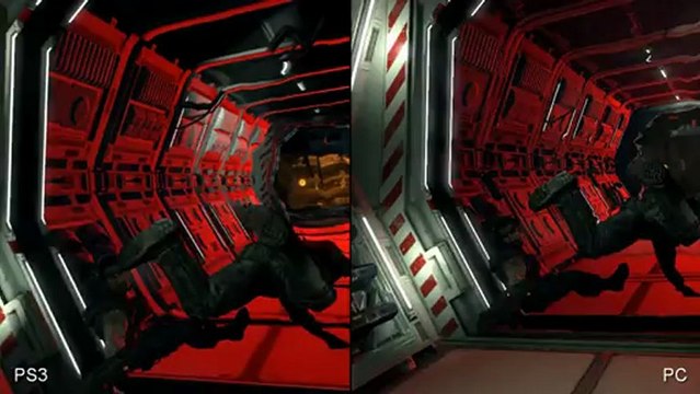 Aliens Colonial Marines : PS3 vs. PC Comparison Video