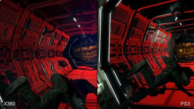 Aliens Colonial Marines : Xbox 360 vs. PS3 Comparison Video