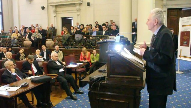 2 - Profesorul Radu Ciuceanu lanseaza Enciclopedia regimului comunist din Romania la Academia Romana