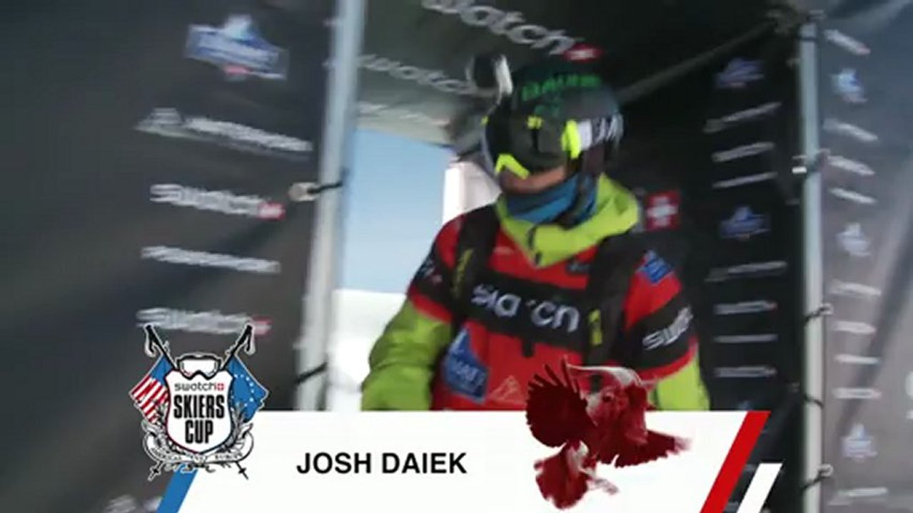 Josh Daiek - Backcountry Slopestyle run 1 - Swatch Skiers Cup 2013