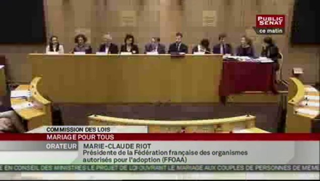 Audition dans le cadre du projet de loi sur le Mariage pour tous - Audition de personnalités qualifiées dans le domaine de la philosophie
