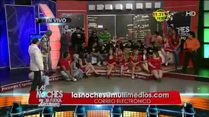 Fievre looka en las Noches del fútbol Segundo Tiempo