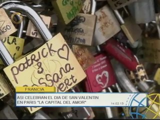 Así celebran el "Día del amor" en París