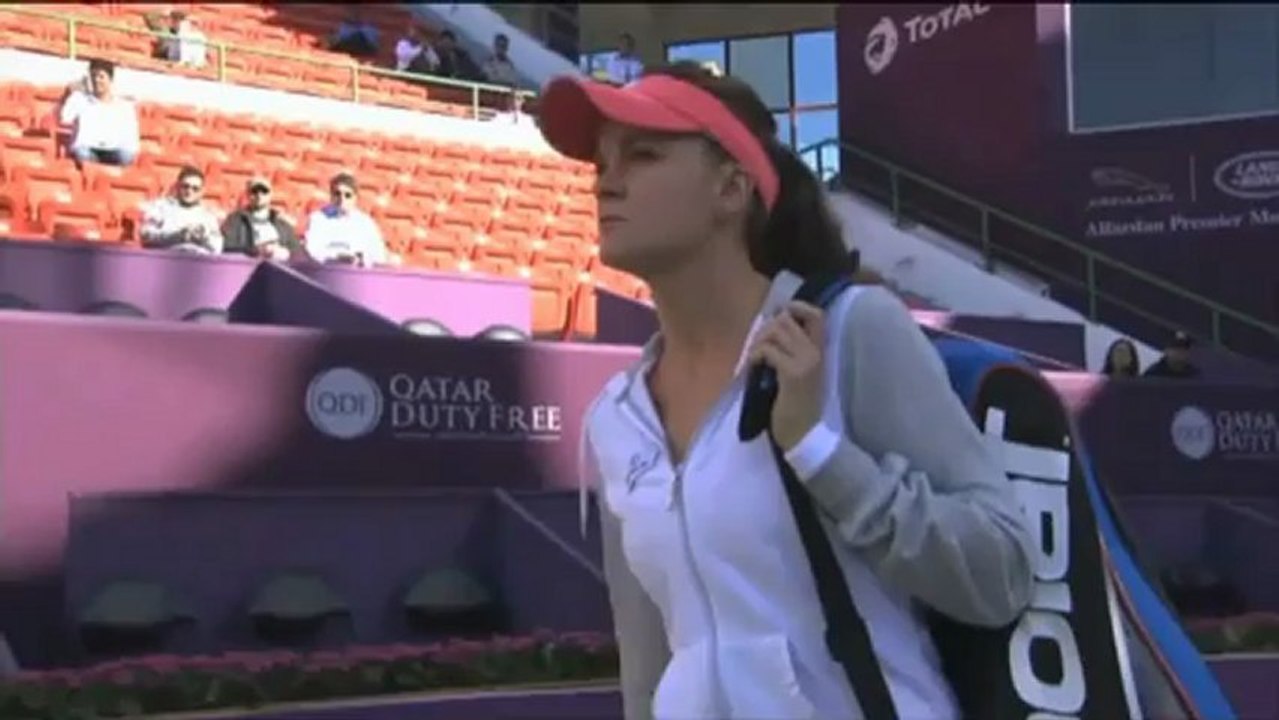 Doha: radwanska bezwingt ivanovic und trifft auf wozniacki