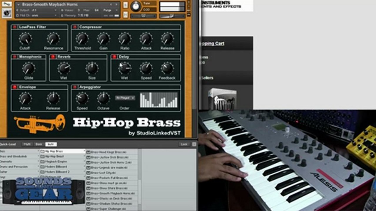 Hip Hop Brass by Studiolinked VST review - SoundsAndGear