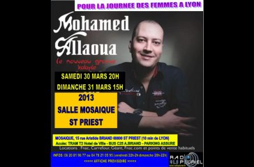 SPOT CONCERT ALLAOUA LYON 30 ET 31 MARS 2013
