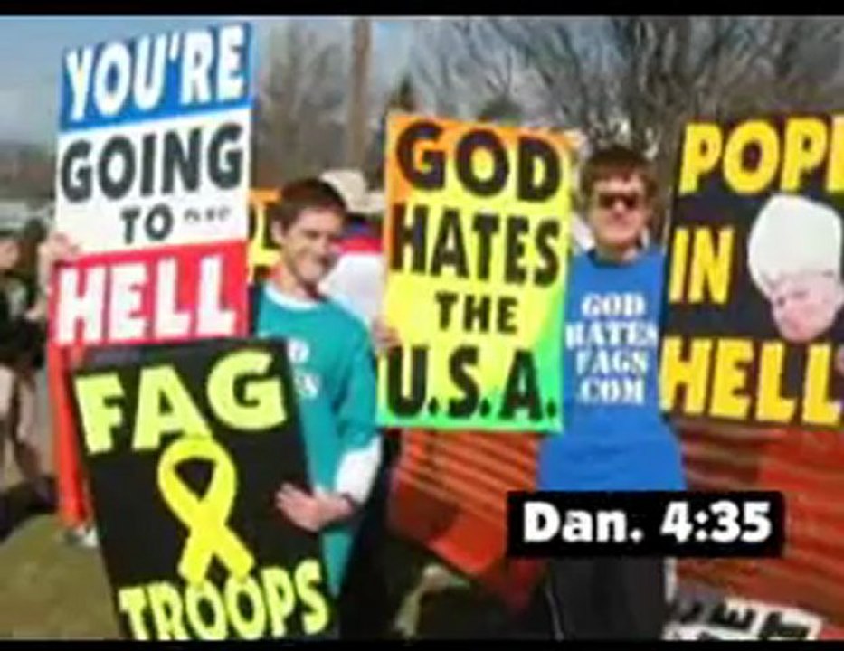 Those crazy Wesboro freaks! they know nothing!