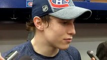 Canadiens forward Brendan Gallagher talking to reporters January 29, 2013