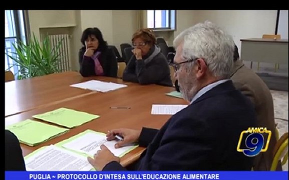 Puglia | Protocollo d'intesa sull'educazione alimentare