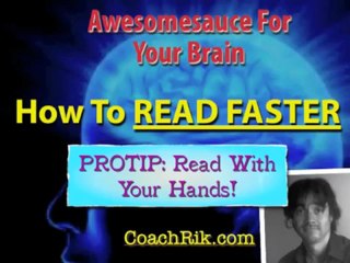 How To Read Fast - Use Your Hands Like A Speed Reader