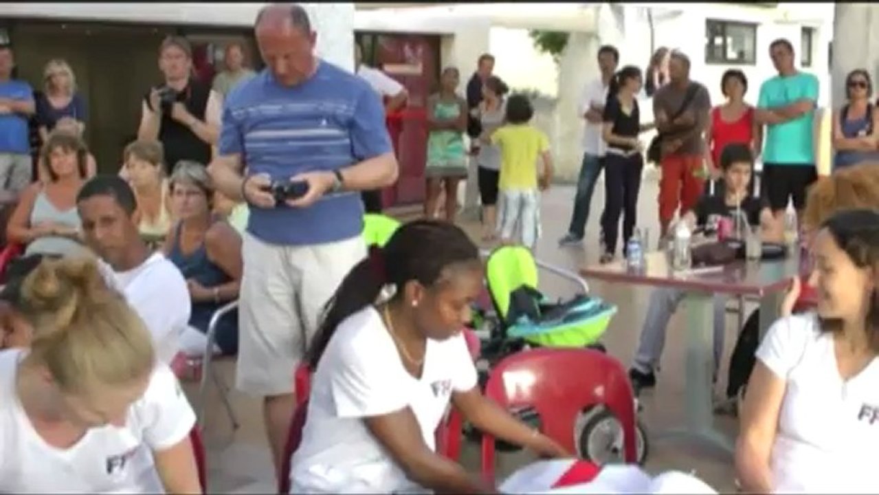 ultime stage de l'équipe de france fleuret dames avant les JO de Londres