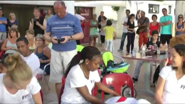 ultime stage de l'équipe de france fleuret dames avant les JO de Londres
