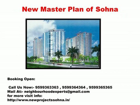 Sohna Master Plan @ 9599363363
