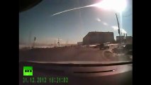Vidéo de crash de météorites en Russie