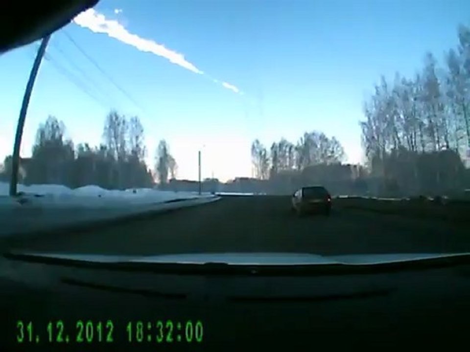 Pluie de météorites en Russie