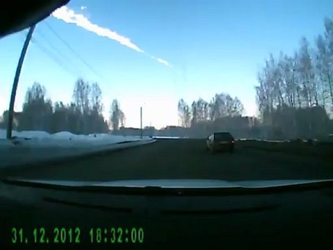 Pluie de météorites en Russie