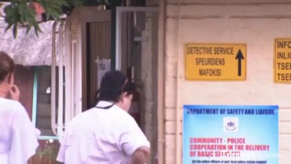 Oscar Pistorius arrives for court appearance