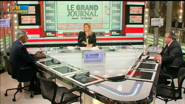Maurice Lévy (Publicis) et Dominique Thormann (Renault) - 14 février - BFM : Le Grand Journal 2/4