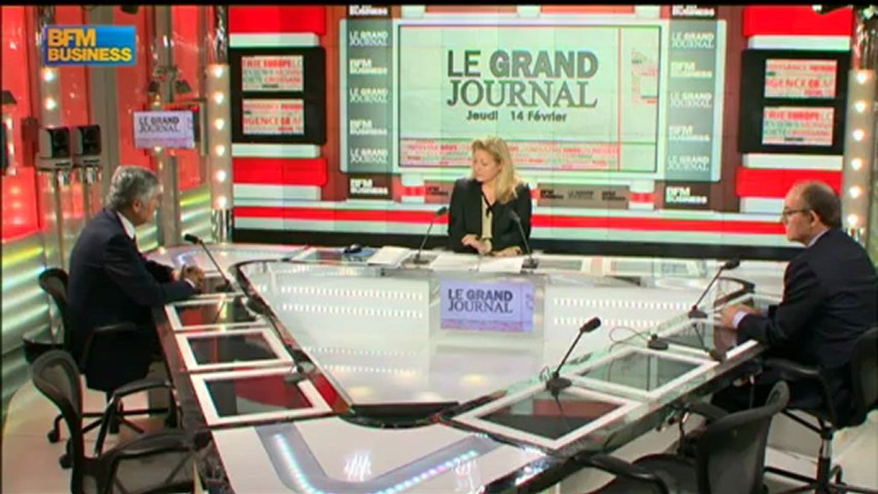 Maurice Lévy (Publicis) et Dominique Thormann (Renault) - 14 février - BFM : Le Grand Journal 3/4