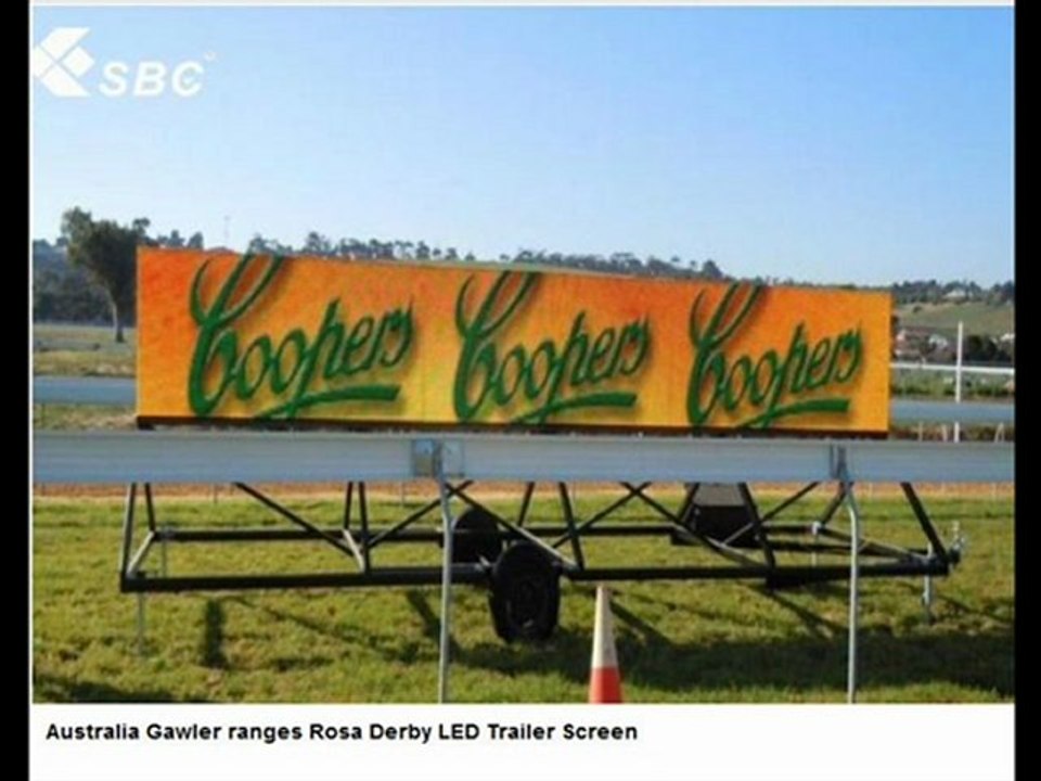 SBC LED mozghatható kijelzők – Mobile LED screen - Écran mobile - www.sbcled.eu