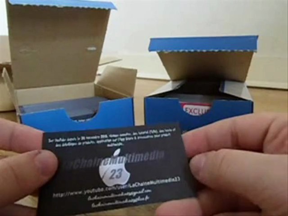 [Déballage et test] des carte de visite acheter sur Vistaprint.fr + porte carte gratuits.