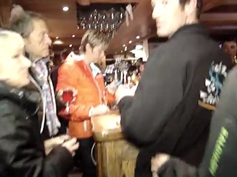 Ambiance au Grand-Bornand lors de la victoire de Tessa Worley