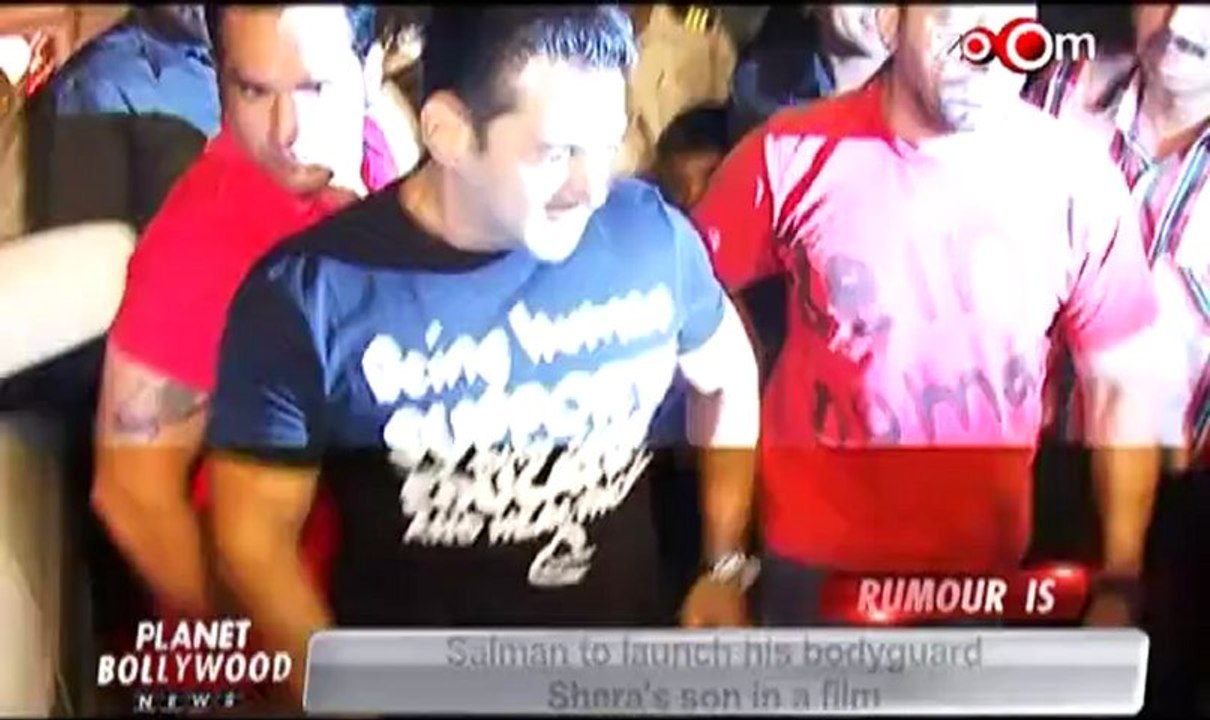 Salman to launch his bodyguard Shera's son in a film