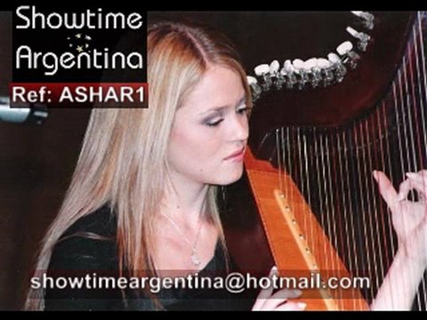 Ref: ASHAR1 Female Harpist or Duo w/ guitar -Folklore Tango Jazz Ballads Originals Instrumental