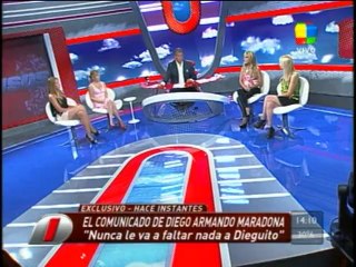 Comunicado de Diego Maradona-pronto.com.ar