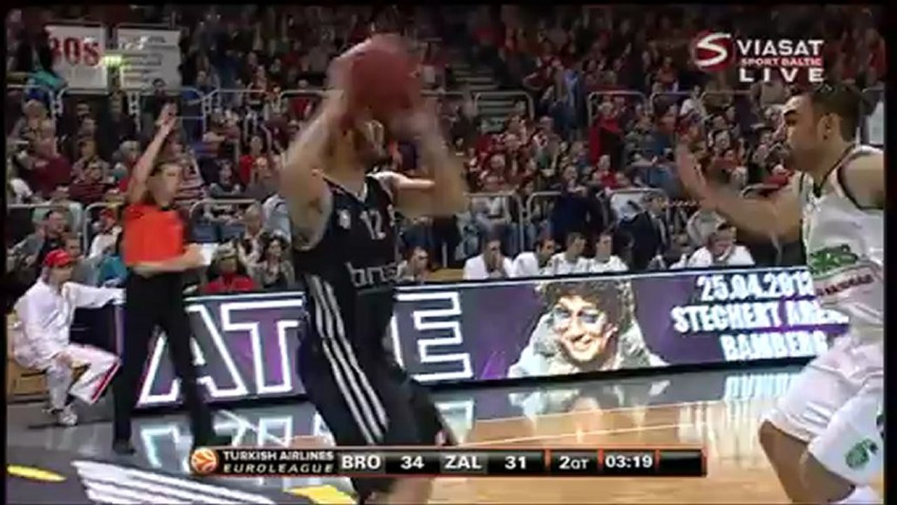 Brose Baskets vs. Zalgiris Kaunas 	February 14, 2013, Euroleague, 2kelinys