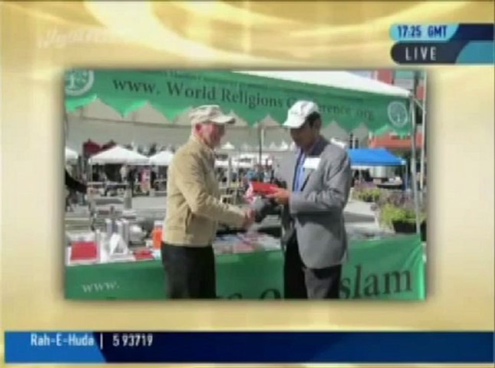 When the Jamaat Ahmadiyya Canada approaches non-Muslims in the West, how do they react to our message