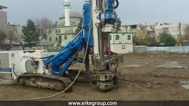 ERKE Dış Ticaret ltd., Soilmec SM-14 Jet Grouting Application - İzmir - Ege Zemin