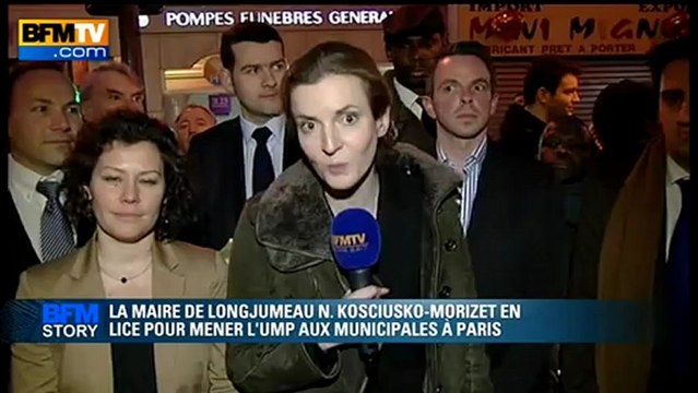 Municipales de Paris : NKM sur BFMTV j’irai dans un arrondissement à enjeux - 15/02