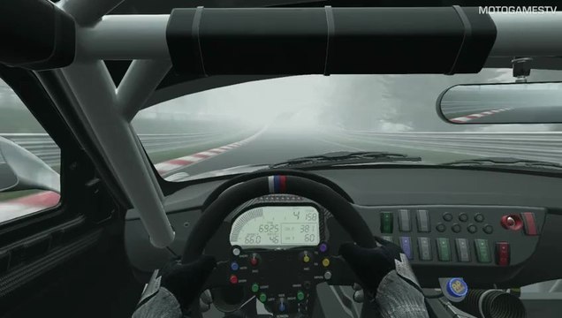 Project CARS Build 407 - BMW Z4 GT3 at Eifelwald (Nordschleife) Heavy Fog