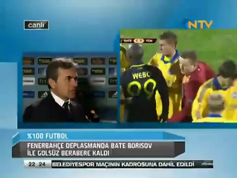 Aykut Kocaman'ın açıklamaları Bate Borisov 14.03.2013 NTV