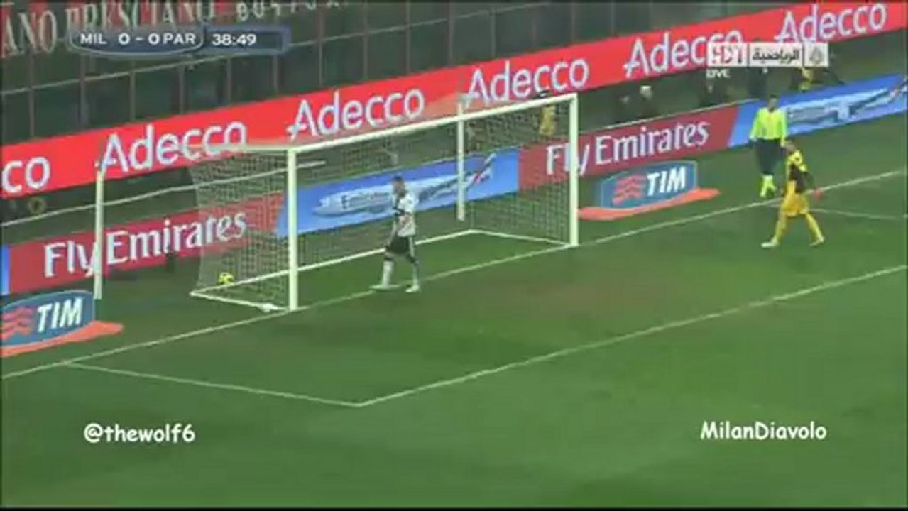Paletta Own Goal For Milan Against Parma 15-2-2013