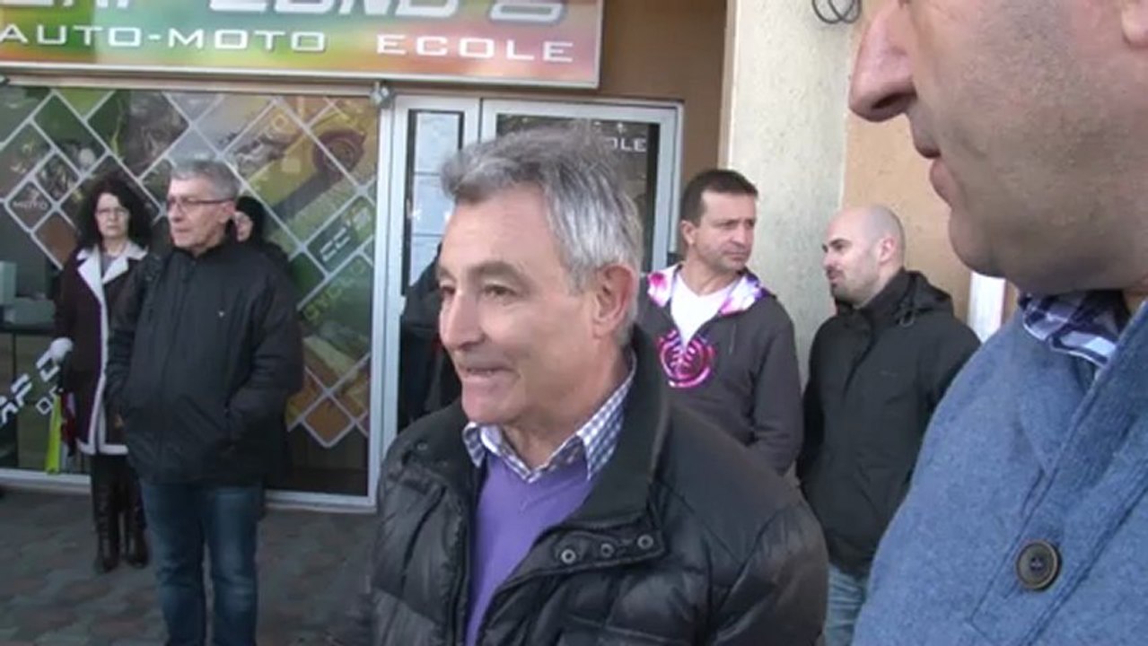 Manifestation  contre la suppression de la boutique SNCF