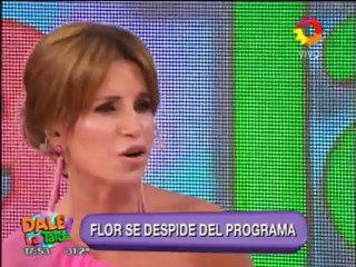 Pronto.com.ar Flor Peña se despide de 'Dale la tarde'