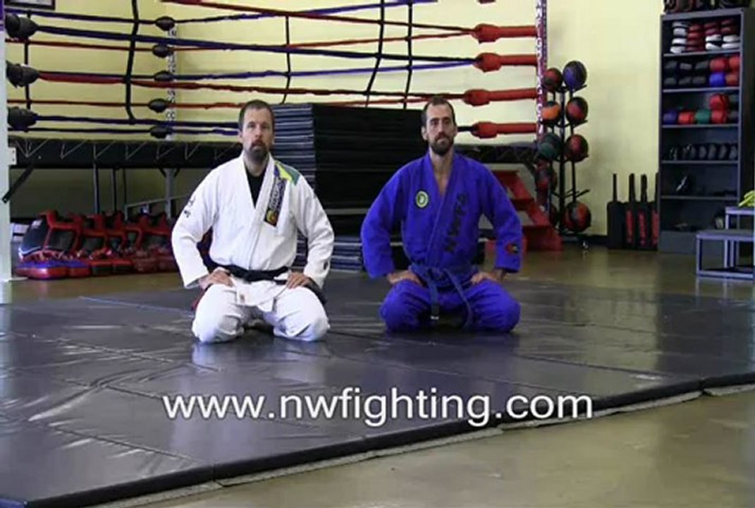 Portland BJJ: Choke from cross body, B Variation