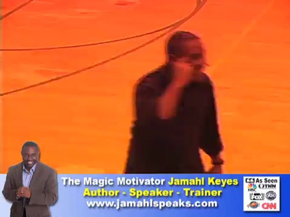 Youth Leadership Speaker The Magic Motivator Jamahl Keyes.