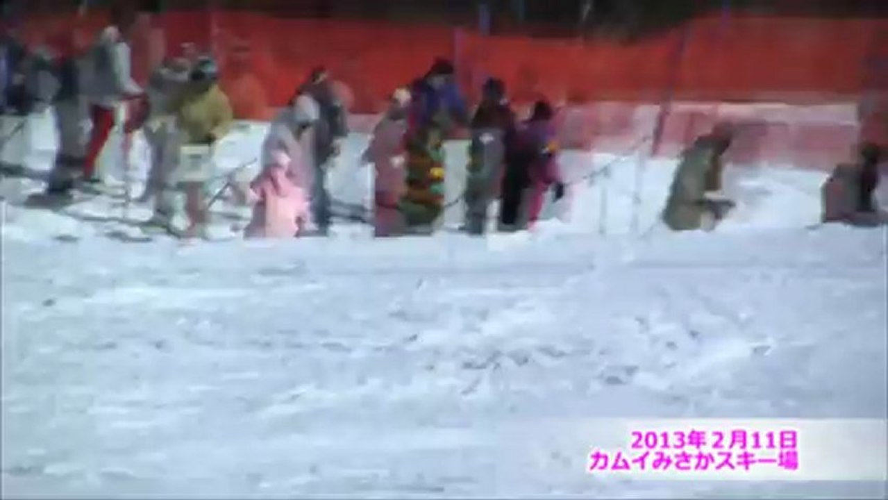 2013年2月ちびっこたちのカムイみさかスキー場