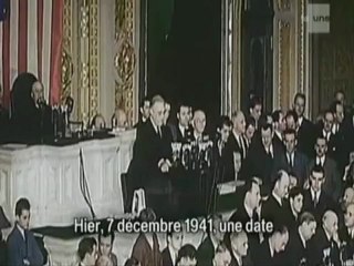 Déclaration de guerre Etats-Unis 7 décembre 1941