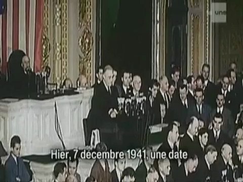 Déclaration de guerre Etats-Unis 7 décembre 1941