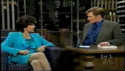 JOAN COLLINS with Conan O'Brien 1997