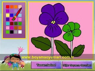 Çiçekler - En Güzel Çiçekleri Boyama