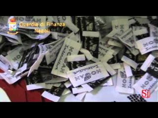 Napoli - Blitz anticontraffazione alla Maddalena e a Melito (16.02.13)